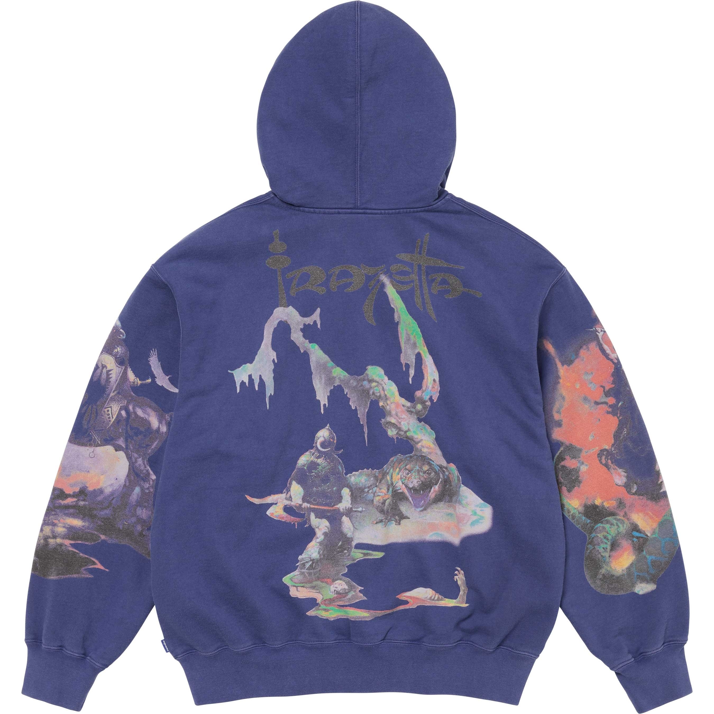 Supreme/Frank Frazetta Zip Up Hooded Sweatshirt view 5